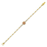 14K Gold Fancy 15 Anos CZ Bracelet - Grace Fine Gold