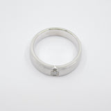 14K White Gold Princess Cut Diamond Mens Ring - Grace Fine Gold