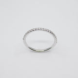 14K White Gold Prong Set Half Eternity diamond Ring - Grace Fine Gold