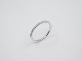 14K White Gold Prong Set Half Eternity diamond Ring - Grace Fine Gold