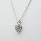 14K White Gold 7mm Fancy Heart CZ Necklace - Grace Fine Gold