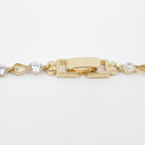 14K Gold 15Anos Heart CZ Set Bracelet - Grace Fine Gold