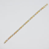 14K Tri-Color Gold Elephant Hollow Bracelet - Grace Fine Gold