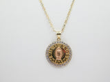 14K Gold 15 C.Z Anos Necklace - Grace Fine Gold