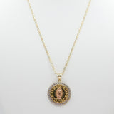 14K Gold 15 C.Z Anos Necklace - Grace Fine Gold